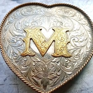 Sterling silver belt buckle